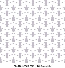 Seamless geometric ornamental vector pattern