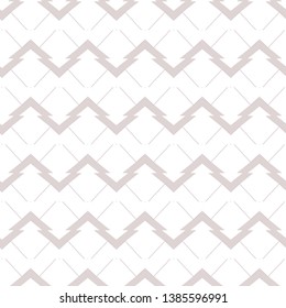 Seamless geometric ornamental vector pattern