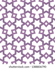 Seamless geometric ornamental vector pattern