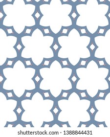 Seamless geometric ornamental vector pattern