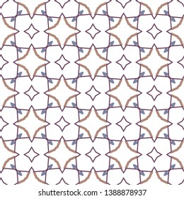 Seamless geometric ornamental vector pattern