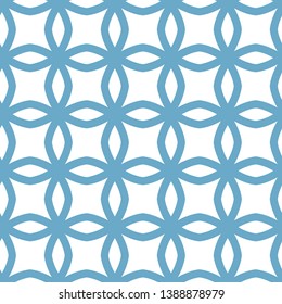 Seamless geometric ornamental vector pattern