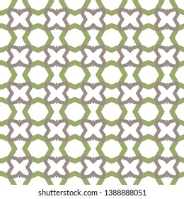 Seamless geometric ornamental vector pattern