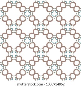 Seamless geometric ornamental vector pattern