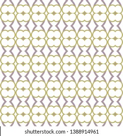 Seamless geometric ornamental vector pattern