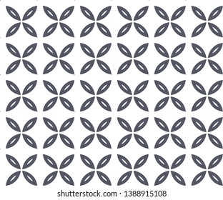 Seamless geometric ornamental vector pattern