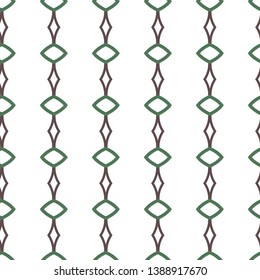 Seamless geometric ornamental vector pattern