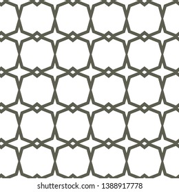 Seamless geometric ornamental vector pattern