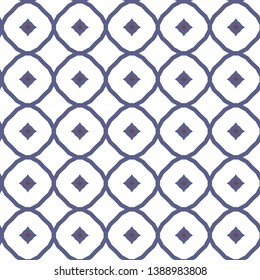 Seamless geometric ornamental vector pattern