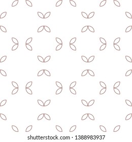Seamless geometric ornamental vector pattern
