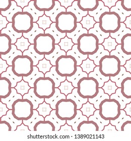 Seamless geometric ornamental vector pattern