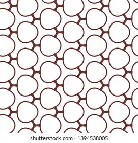Seamless geometric ornamental vector pattern