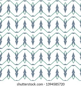 Seamless geometric ornamental vector pattern