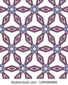 Seamless geometric ornamental vector pattern
