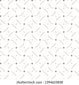 Seamless geometric ornamental vector pattern