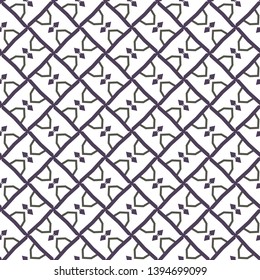 Seamless geometric ornamental vector pattern