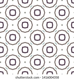 Seamless geometric ornamental vector pattern