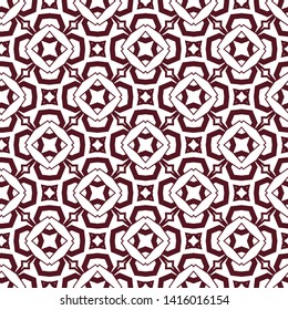 Seamless geometric ornamental vector pattern