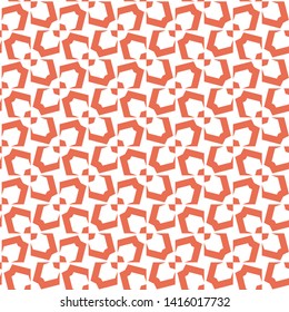 Seamless geometric ornamental vector pattern