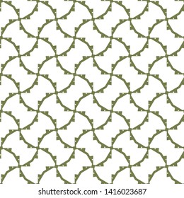 Seamless geometric ornamental vector pattern