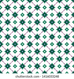 Seamless geometric ornamental vector pattern