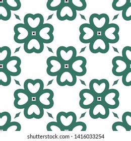 Seamless geometric ornamental vector pattern