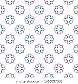 Seamless geometric ornamental vector pattern