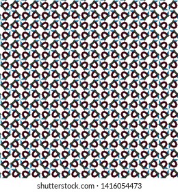 Seamless geometric ornamental vector pattern