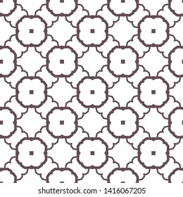 Seamless geometric ornamental vector pattern