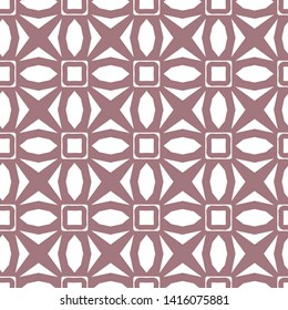 Seamless geometric ornamental vector pattern