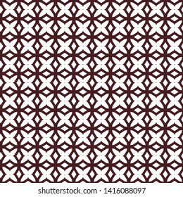 Seamless geometric ornamental vector pattern
