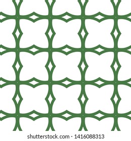 Seamless geometric ornamental vector pattern