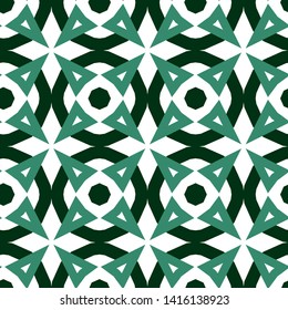 Seamless geometric ornamental vector pattern