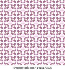 Seamless geometric ornamental vector pattern