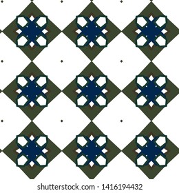 Seamless geometric ornamental vector pattern
