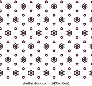 Seamless geometric ornamental vector pattern. Abstract background