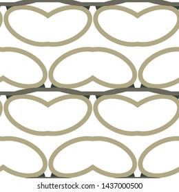 Seamless geometric ornamental vector pattern. Abstract background