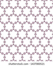 Seamless geometric ornamental vector pattern. Abstract background