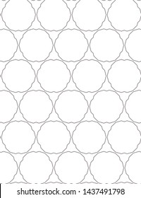 Seamless geometric ornamental vector pattern. Abstract background