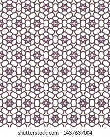 Seamless geometric ornamental vector pattern. Abstract background
