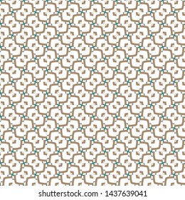 Seamless geometric ornamental vector pattern. Abstract background