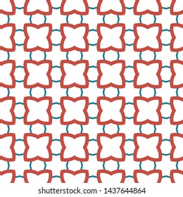 Seamless geometric ornamental vector pattern. Abstract background