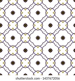 Seamless geometric ornamental vector pattern. Abstract background