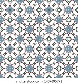 Seamless geometric ornamental vector pattern. Abstract background
