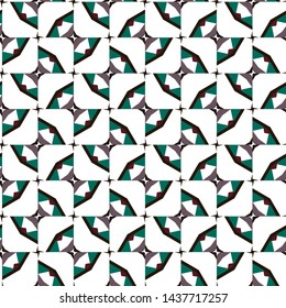 Seamless geometric ornamental vector pattern. Abstract background