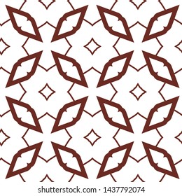 Seamless geometric ornamental vector pattern. Abstract background