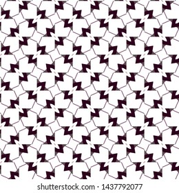 Seamless geometric ornamental vector pattern. Abstract background