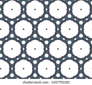 Seamless geometric ornamental vector pattern. Abstract background