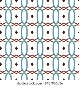 Seamless geometric ornamental vector pattern. Abstract background