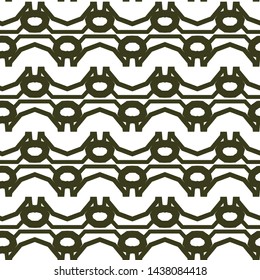 Seamless geometric ornamental vector pattern. Abstract background